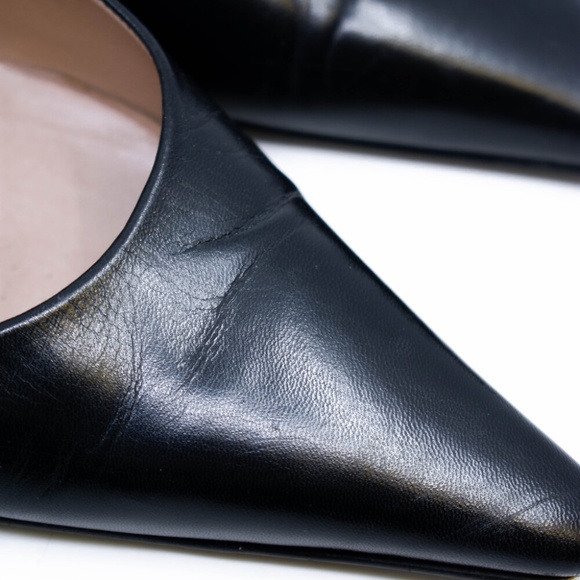 Chanel Leather Sling Back Pumps - Picture 6 of 9